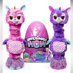 Hatchimals Wow, Llalacorn 32-Inch Tall Interactive Electronic Pet